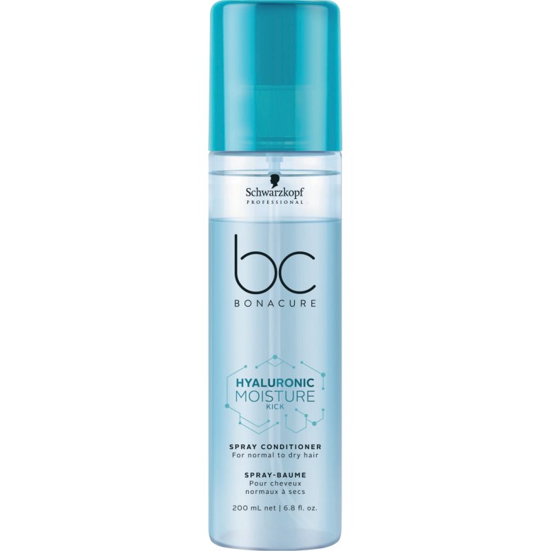 Schwarzkopf Bonacure Hyaluronic Moisture Kick Spray Après-shampoing professionnel 200 ml Femmes