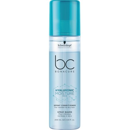 Schwarzkopf Bonacure Moisture Kick Spray Conditioner with Hyaluronic Acid for Dry Hair 200ml
