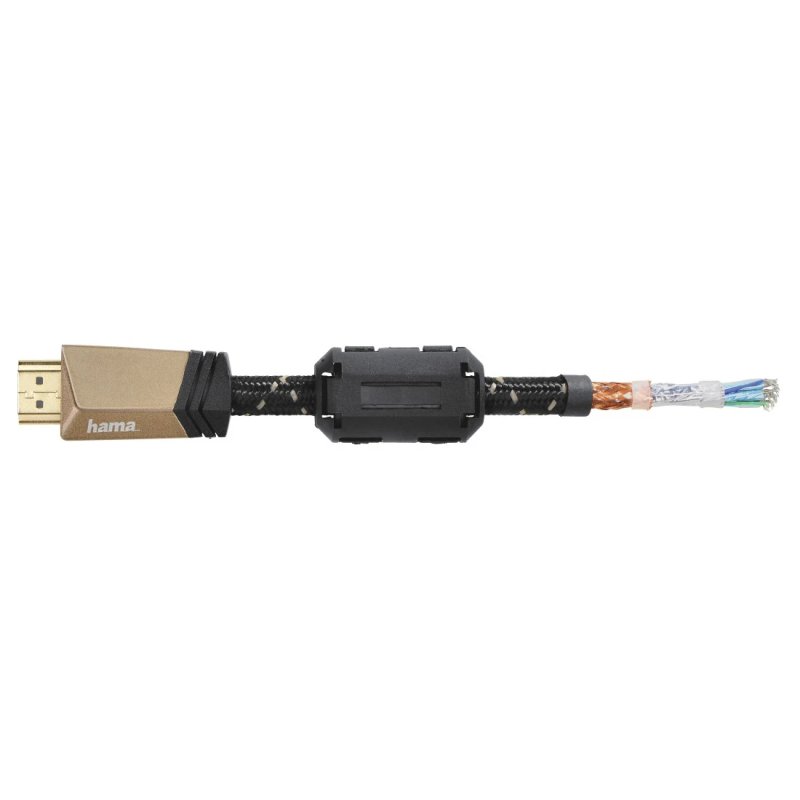 Hama 00205024 câble HDMI 0,75 m HDMI Type A (Standard) Noir, Rose