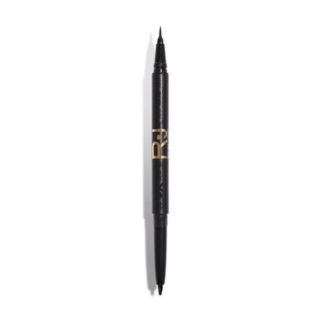 Rougj x Liu Jo Double Liner Automatic Kajal Pencil and Liquid Eyeliner Black