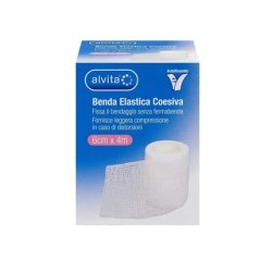 Alvita Cohesive Elastic Bandage 6cm x 4m