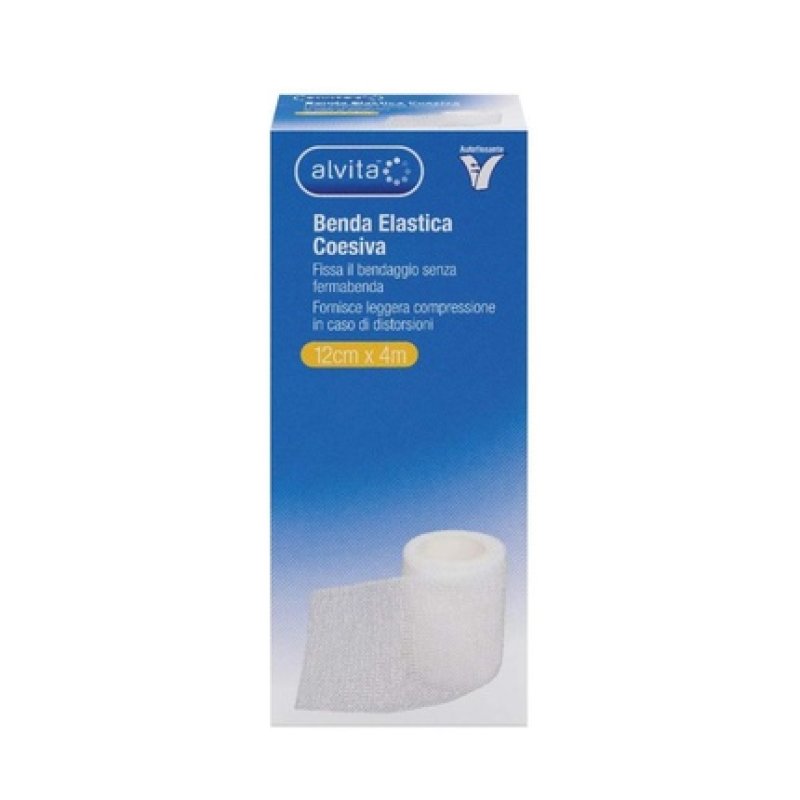 Alvita Cohesive Elastic Bandage 12cm x 4m