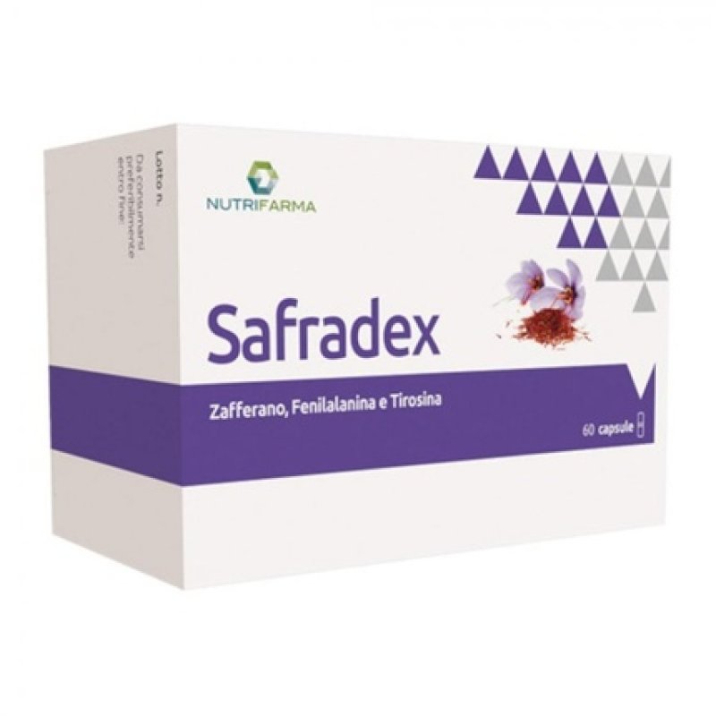 Aqua Viva Safradex Slimming Supplement with Saffron Phenylalanine and Tyrosine 60 Capsules
