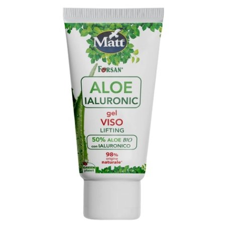 La Herboristica Forsan Aloe Ialuronic Face Gel Moisturizing Lifting Treatment with Organic Aloe Vera and Natural