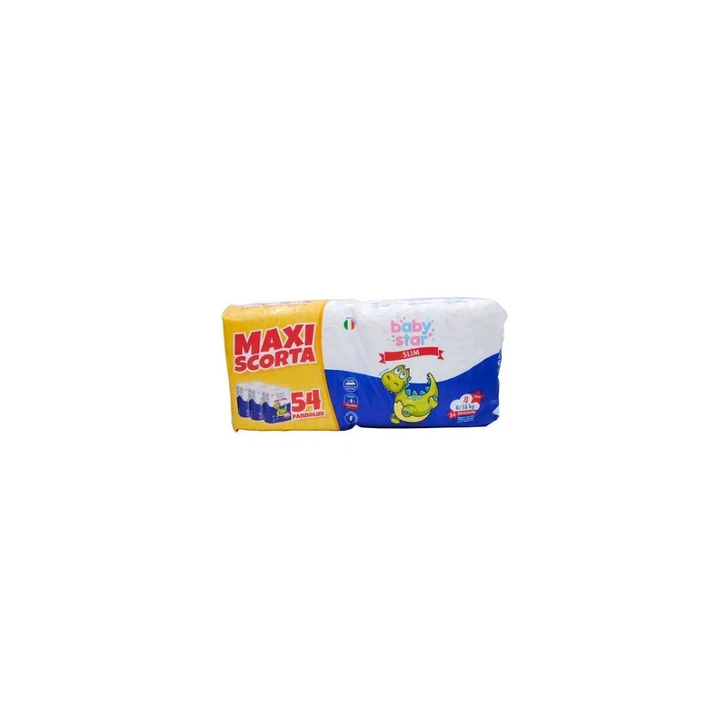 Baby Star Slim Maxi 4 Diapers 54 Pack