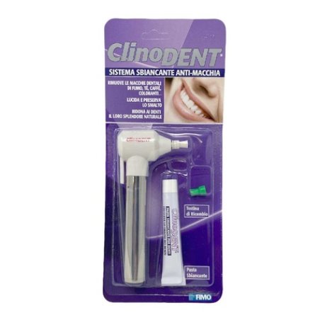 Fimo Clinodent Whitening System Anti-Stain Head and Paste 8ml - 1 Kit
