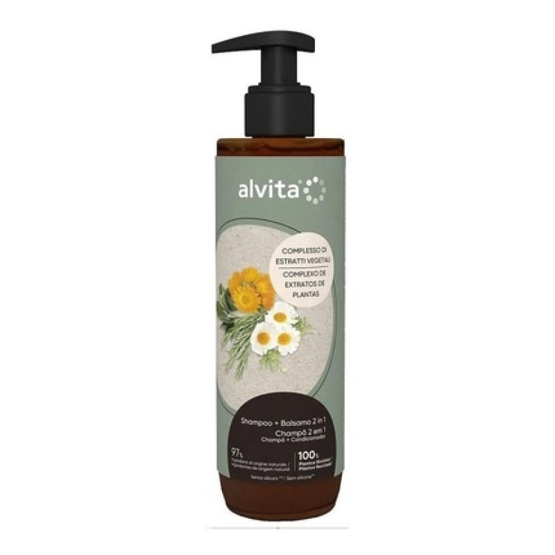 Alvita 2 in 1 Shampoo and Conditioner 400ml