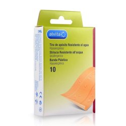 Alvita Waterproof Adhesive Bandages 10 x 6 cm - Pack of 10