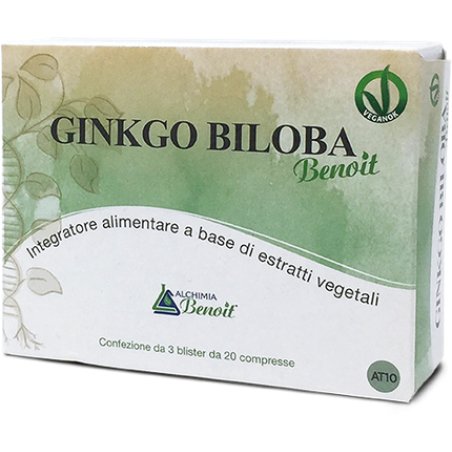 Alchimia Benoit Ginkgo Biloba Food Supplement 60 Tablets