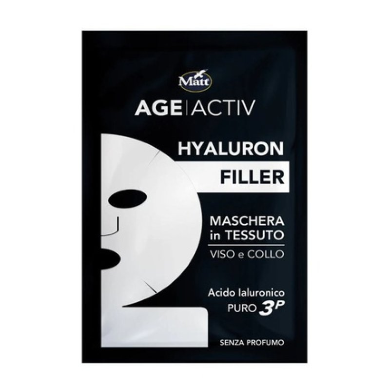 Matt Age Activ Hyaluron Filler Face and Neck Sheet Mask - 1 Mask