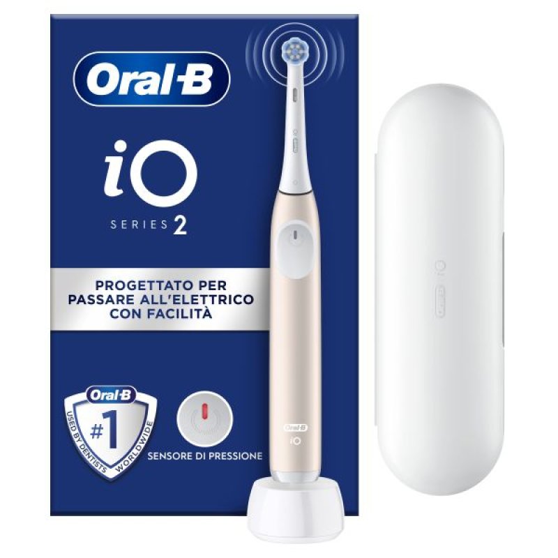 Oral-B iO2 Adult Vibrating toothbrush Pink, White