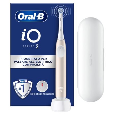 Oral-B iO 2 Electric Toothbrush Travel Edition Pink