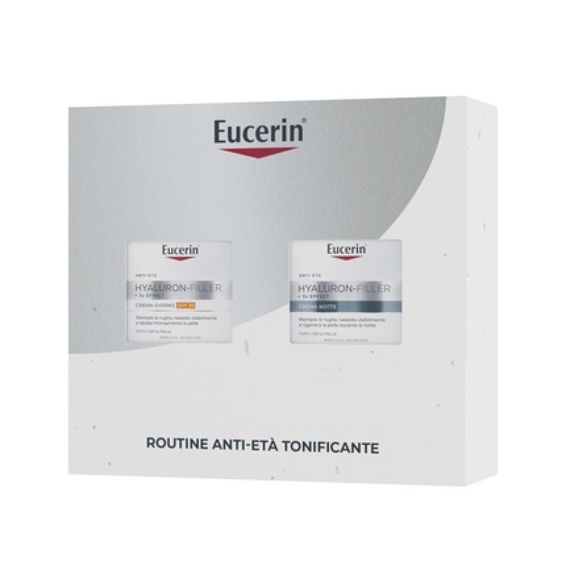 Eucerin Hyaluron Filler Anti-Aging Routine Set with Day Cream SPF30 and Night Cream