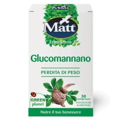 Matt Glucomannan Weight Loss Supplement 30 Tablets