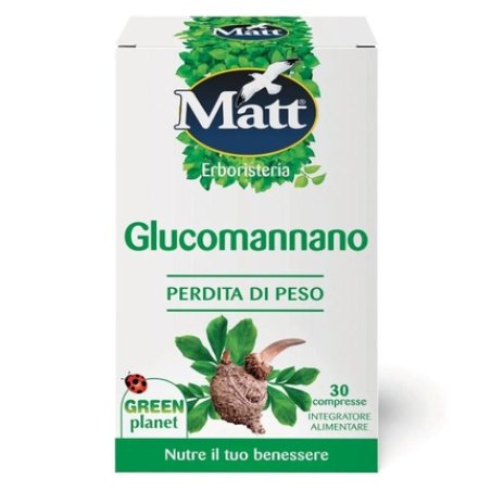 Matt Glucomannan Weight Loss Supplement 30 Tablets