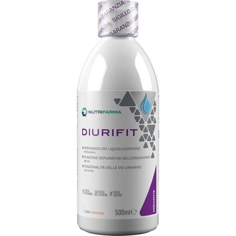 Aqua Viva Nutrifarma Diurifit Liquid Supplement for Fluid Drainage and Urinary Tract Health 500ml