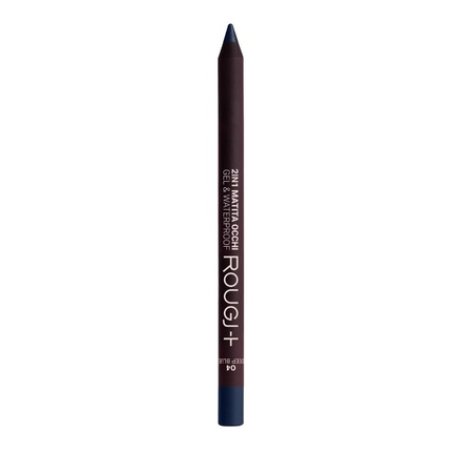 Rougj 2 in 1 Gel Eye Pencil Waterproof 04 Deep Blue 1.23g