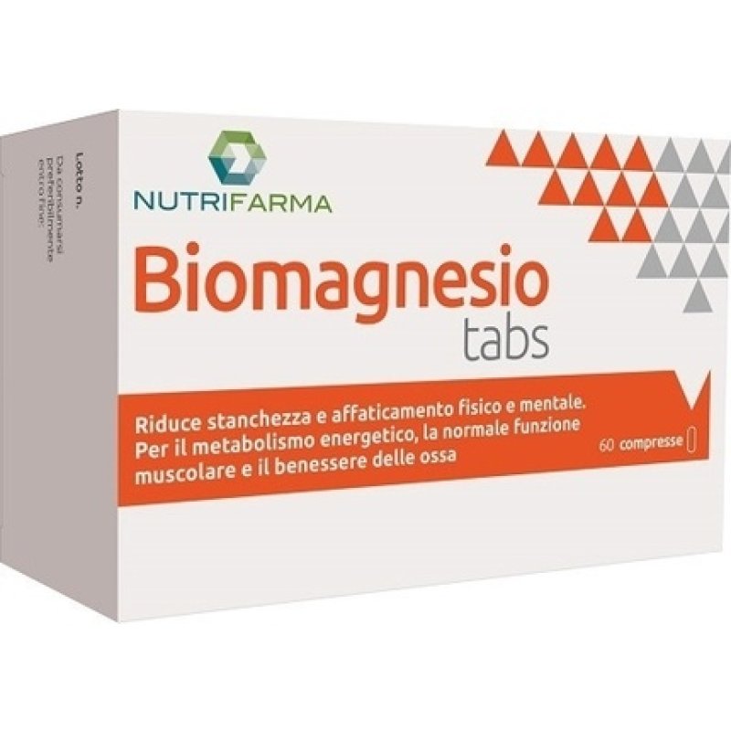 Aqua Viva Nutrifarma Biomagnesio Magnesium Supplement 60 Tablets
