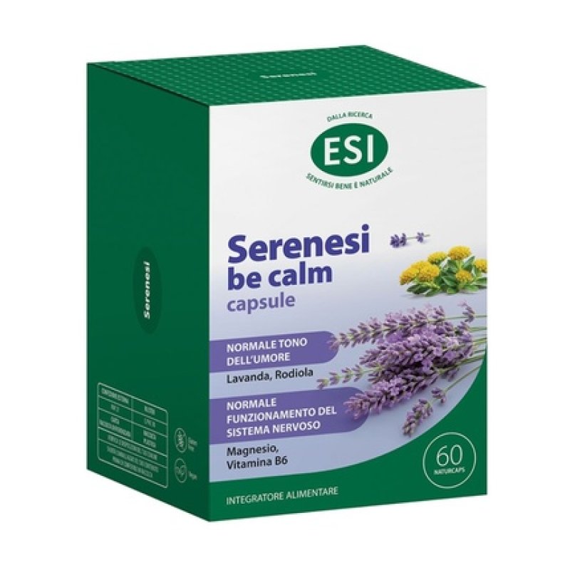 ESI Serenesi Be Calm Relaxation and Mental Well-Being Supplement 60 Capsules