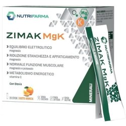 Aqua Viva Zimak Magnesium and Potassium Supplement for Fatigue and Muscle Function 20 Sticks