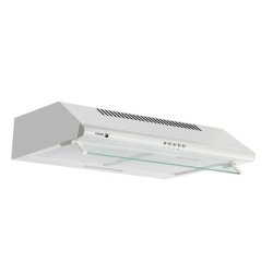 Hotte visière 60cm , Inox , Aspiration : 189m3/h , Hauteur 14cm , Filtr *