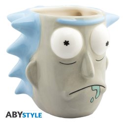 RICK AND MORTY - Mug 3D - Rick Sanchez / Rick & Morty kubek 3D - Rick Sanchez - ABS