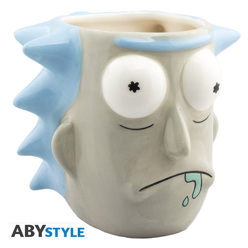 RICK AND MORTY - Mug 3D - Rick Sanchez / Rick & Morty kubek 3D - Rick Sanchez - ABS