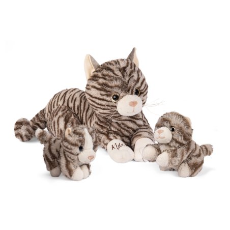 Kiddy - Plush Cat with Kittens (61865)