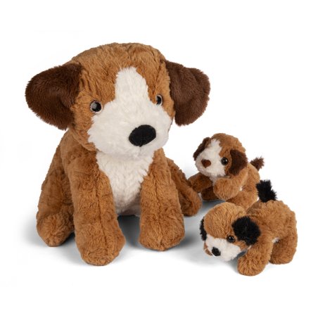 Kiddy - Plush Dog with Puppies (61866)