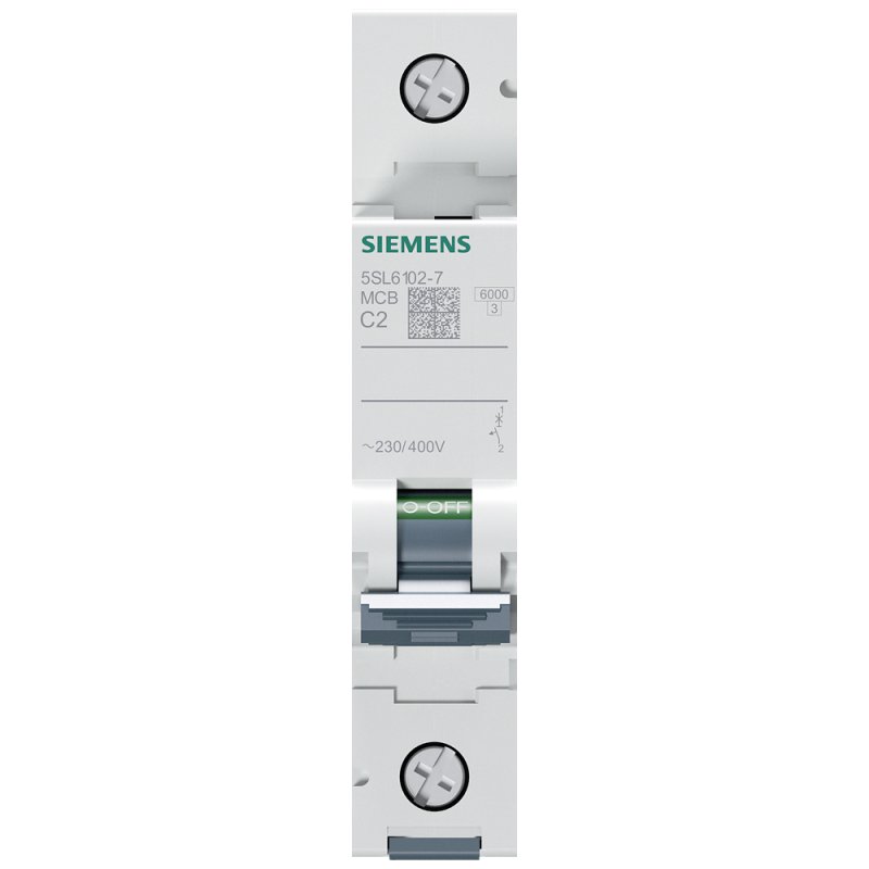 Siemens Automat C 2A 5SL61027 230/400V 6kA 1p