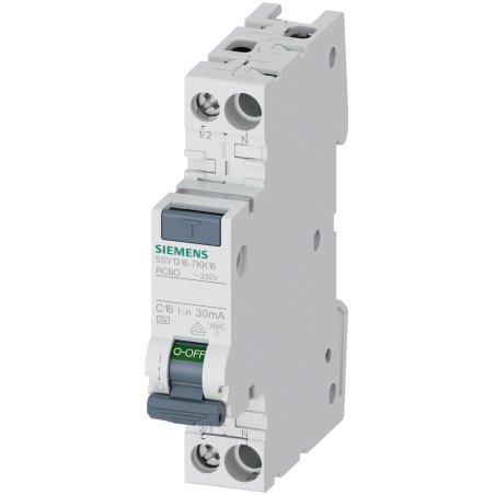 Siemens FI/LS kompakt 6kA 5SV1316-7KK16 Typ A 30mA C16 1TE
