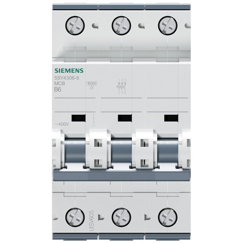 Siemens CIRCUIT BREAKER 10KA 3POL B6