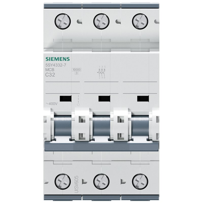 Siemens 5SY43327 5SY4332-7 Leitungsschutzschalter 32 A 230 V, 400 V circuit breaker 3