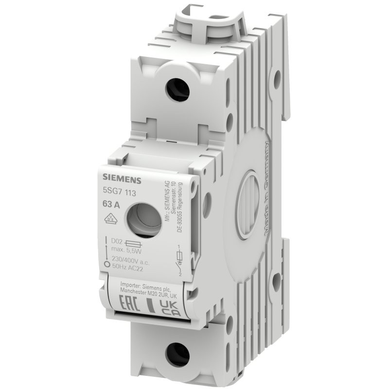 Siemens 5SG7113 MINIZED-Lasttrennschalt. f.NEOZED-Sicherungseinstze D02 1p