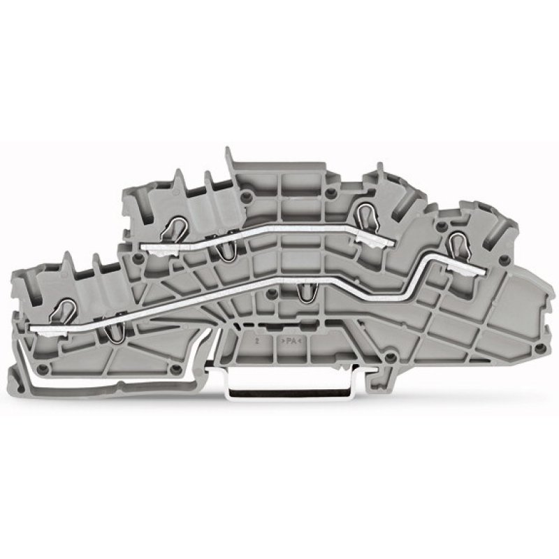 WAGO 2003-6642 Installationsetagen- klemme,L/L,Push-in CAGE CLAMP ,grau