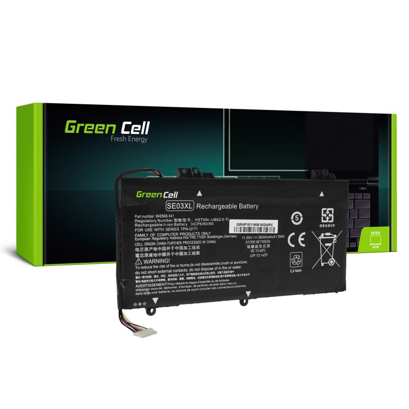 Green Cell HP151 composant de laptop supplémentaire Batterie