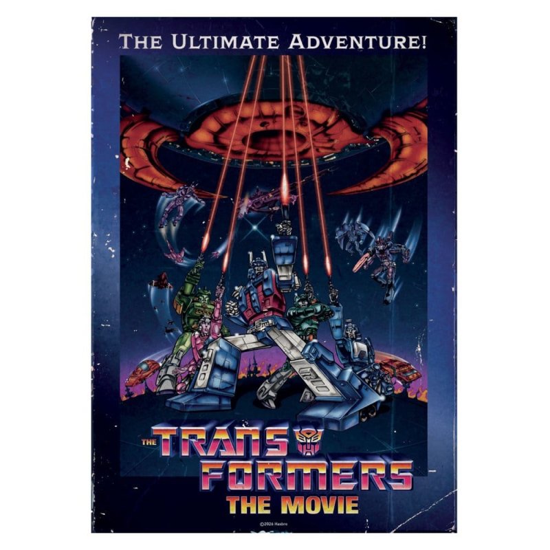 Transformers Art Print The Movie 40th Anniversary Limited Edition 30 x 42 cm