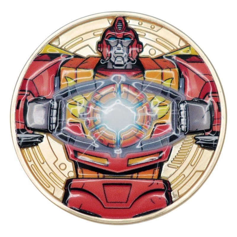 Transformers Collectable Coin The Movie 40th Anniversary Limited Edition 24k Gold Plated