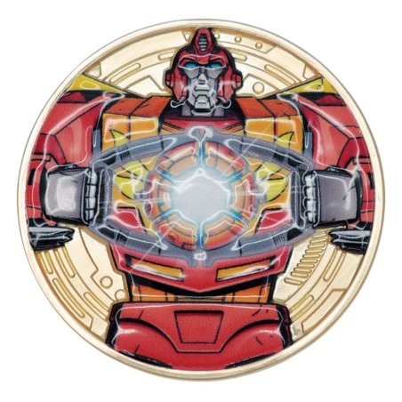 Transformers Collectable Coin The Movie 40th Anniversary Limited Edition 24k Gold Plated