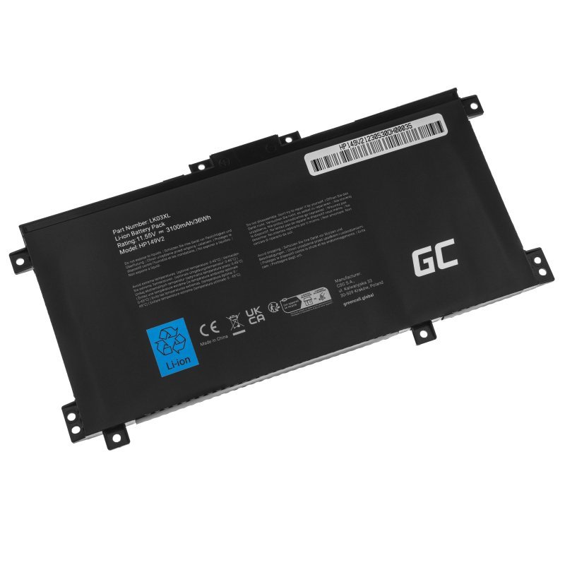 Greencell Laptop Battery LK03XL for HP Envy X360 15-BP000 15-BP100 15-CN 17-AE 17-BW