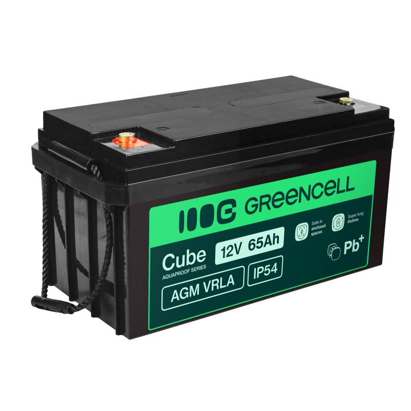 Green Cell AGM12V65AH-J Batterie de l'onduleur Sealed Lead Acid (VRLA) 12 V 65 Ah