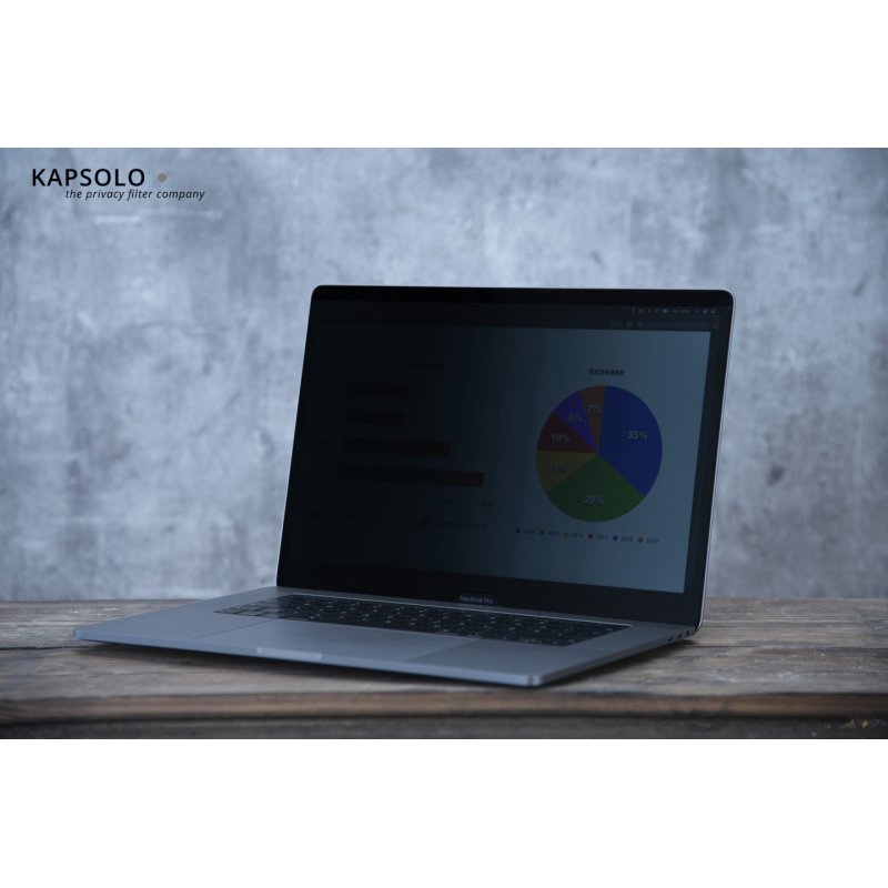 KAPSOLO 2-Wege Plug In Blickschutzfilter fr 35,56cm (14,0") Wide 16:9