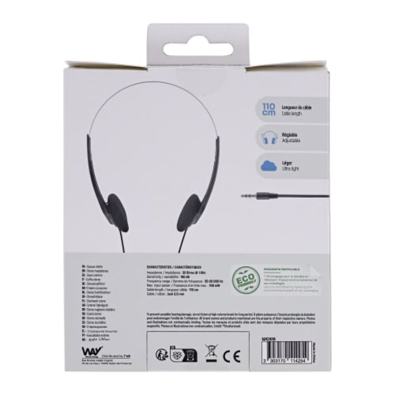 T'nB One Headphones Wired Head-band Music Black