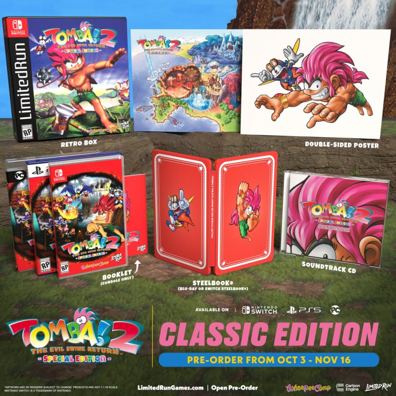 Tomba! 2: The Evil Swine Return Remastered - Classic (Limited Run) (Import)