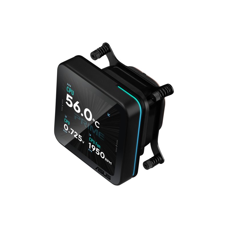 ASUS PRIME LC II 360 ARGB LCD Processor All-in-one liquid cooler 12 cm Black 1 pc(s)