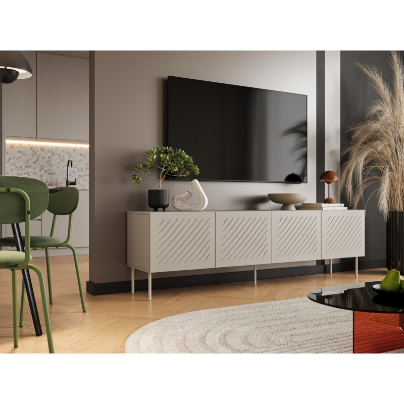 Cama RTV cabinet SIENA 200x40x60 cashmere matt