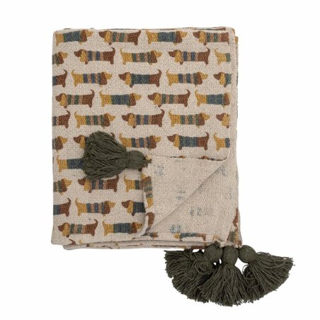 Bloomingville MINI - Charlie Throw - Multi - Recycled Cotton