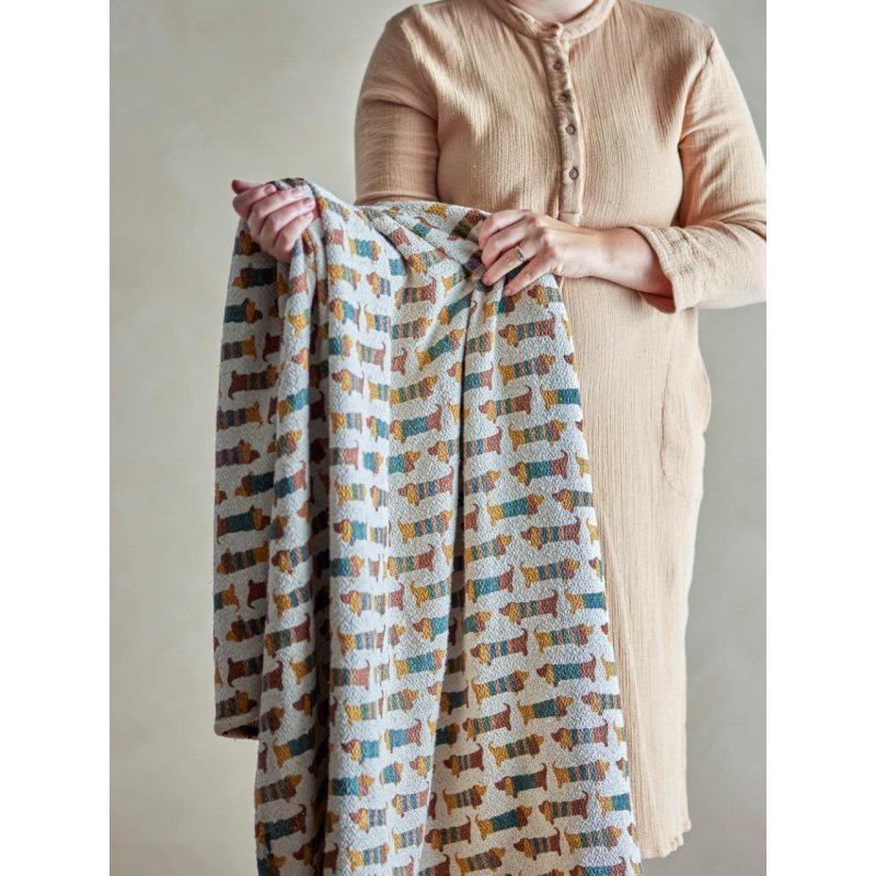 Bloomingville MINI - Charlie Throw - Multi - Recycled Cotton