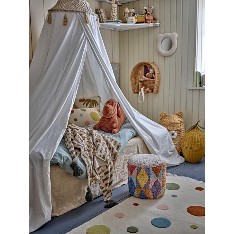 Bloomingville MINI - Charlie Throw - Multi - Recycled Cotton