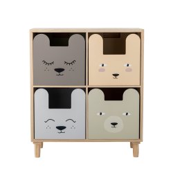 Bloomingville MINI - Calle Bookcase with Drawers - Multi